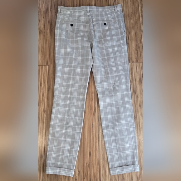 NWT H&M Skinny Fit Plaid Pants - Picture 7 of 10